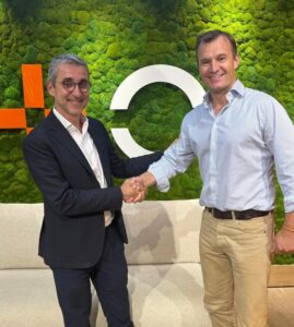 Laurent Martínez y Meinrad Spenger, CEO de la compañía