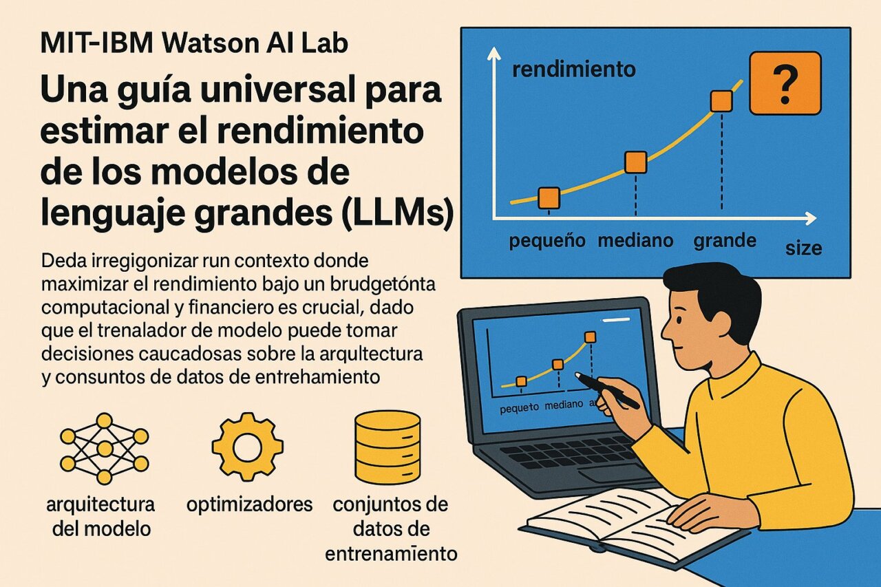 Infografía sobre rendimiento de modelos de lenguaje grandes del MIT-IBM Watson AI Lab