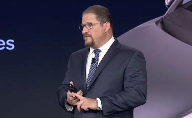 CEO de QUALCOMM Cristiano Amon en una conferencia